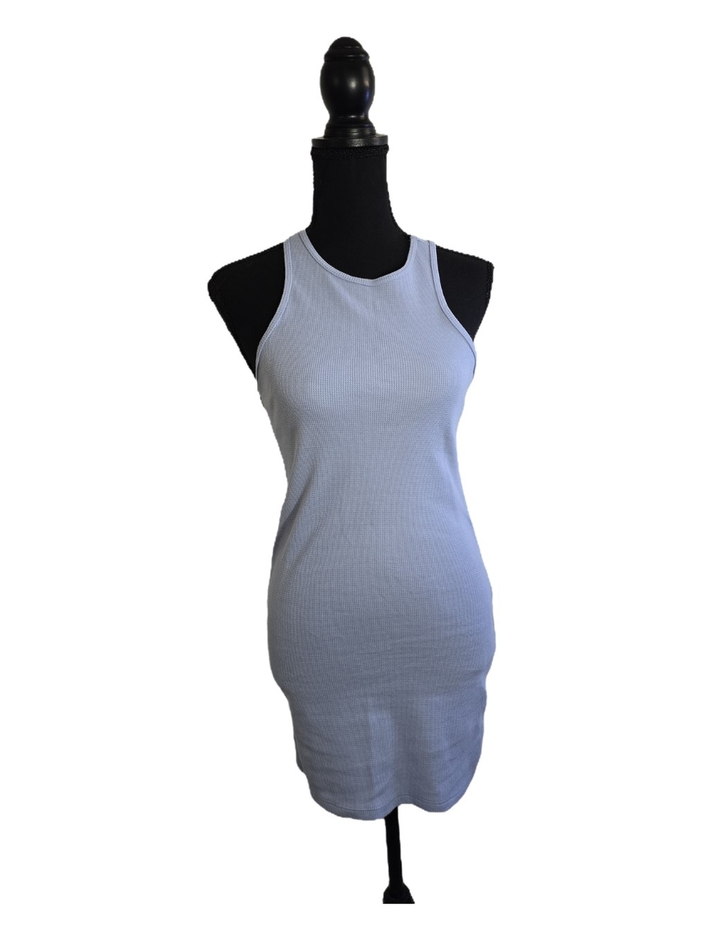 Wild Fable White Ribbed Tank Mini Dress
